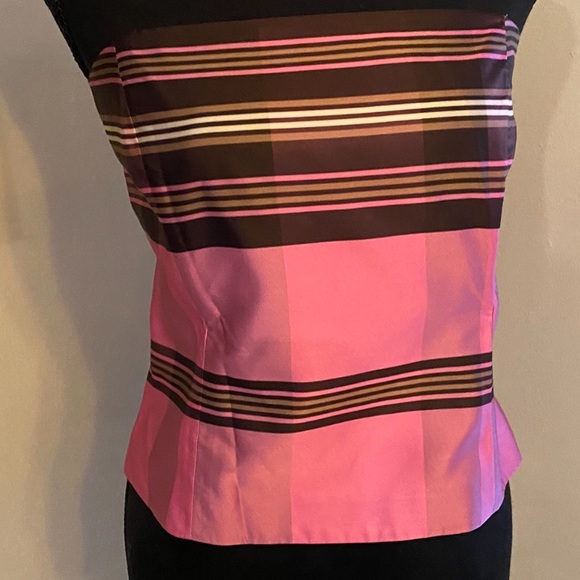 Gorgeous EUC Banana Republic Silk Violet Bustier - Picture 5 of 9